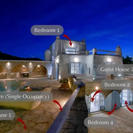 Βίλα Aquileria Seaview Pool - Seven Bedrooms