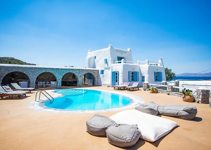Aquileria Seaview Pool - Seven Bedrooms * Mykonos Town